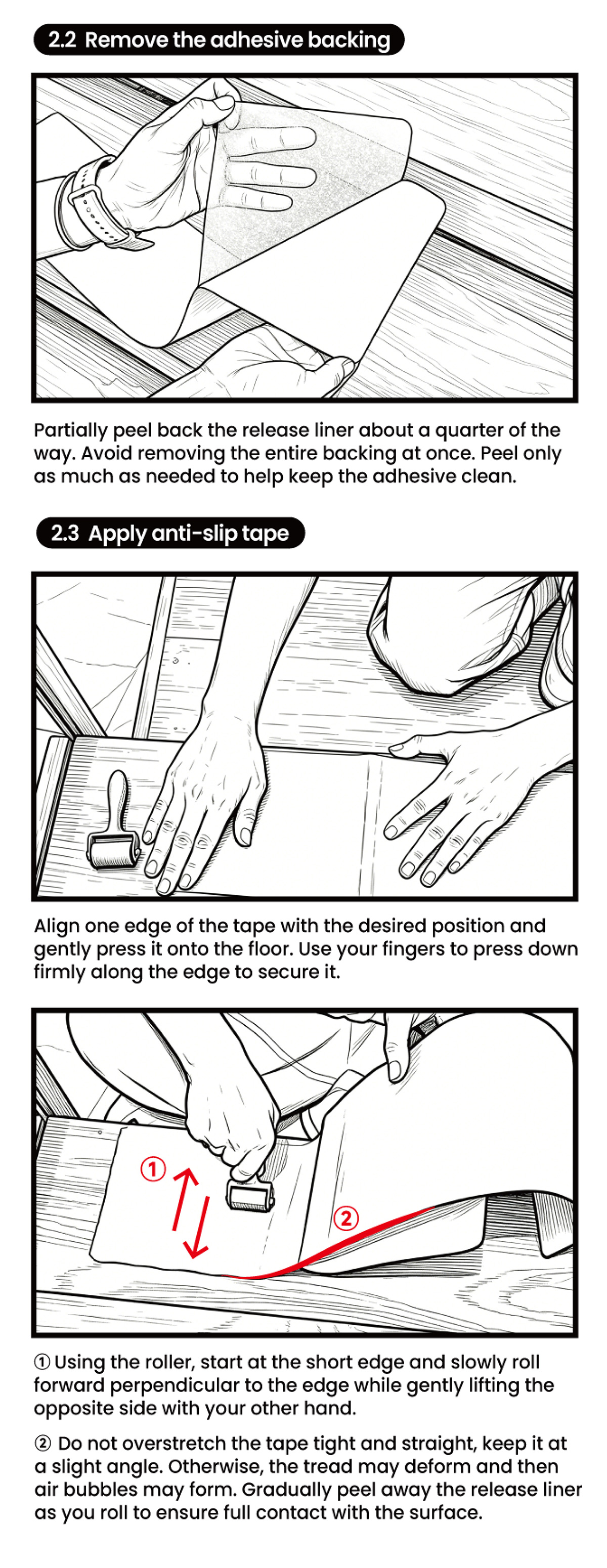 How to Install LifeGrip Clear Anti Slip Stair Treads