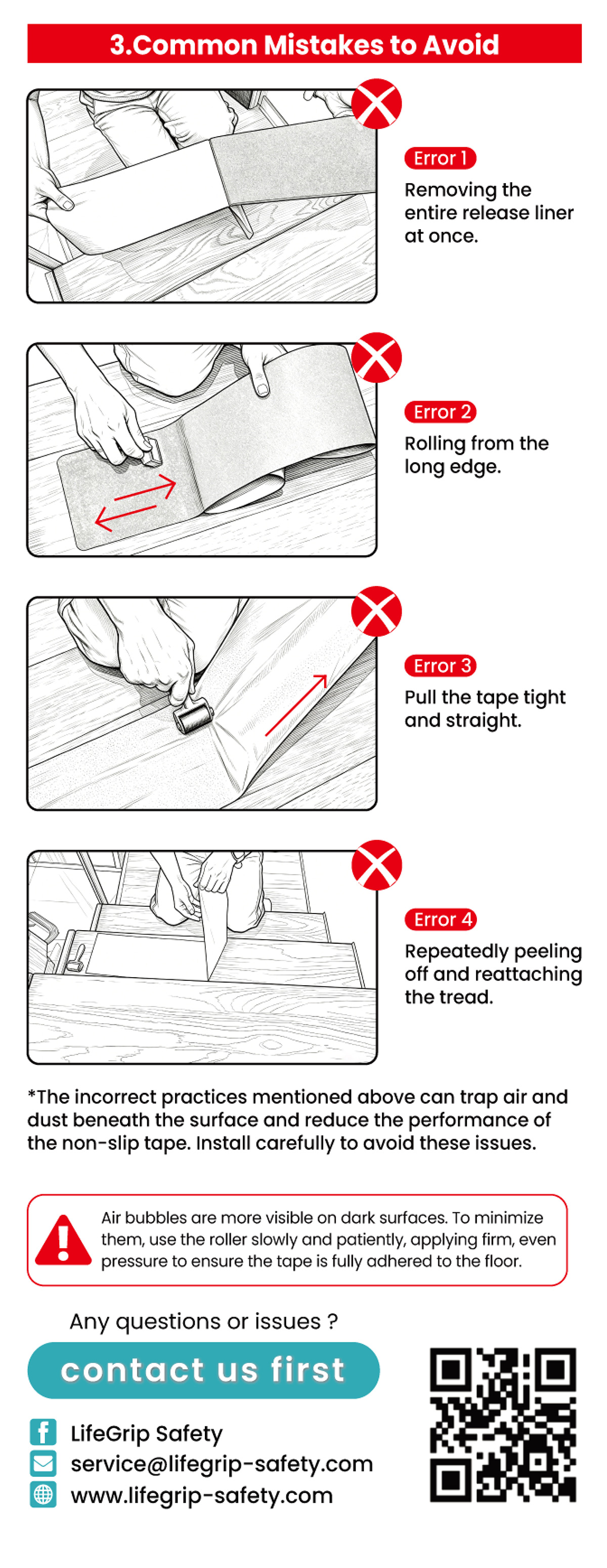 How to Install LifeGrip Clear Anti Slip Stair Treads
