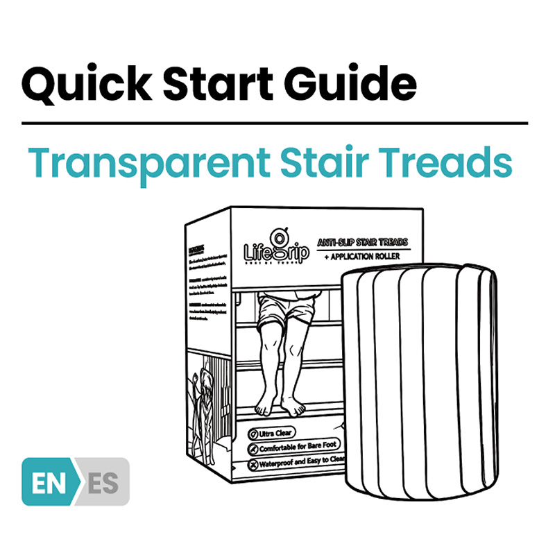 How to Install LifeGrip Clear Anti Slip Stair Treads